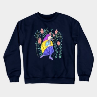 Among Flowers Crewneck Sweatshirt